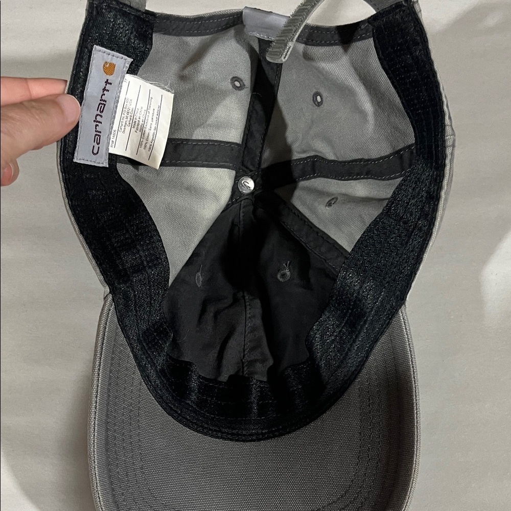 Carhartt Lot of Two Men's Gray Caps with Yellow Embroidery - Picture 7 of 15